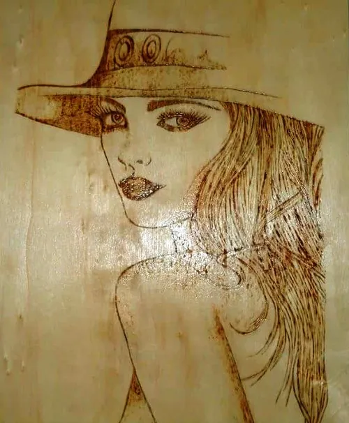 Ahşap yakma pano, 2011-3